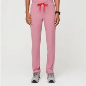 Figs yola skinny scrub pants xxsp chalk pink